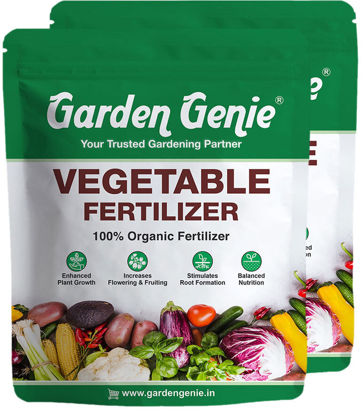 Garden Genie Organic Vegetable Plant Growth Booster Fertilizer(1.6 kg, Powder)