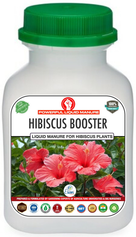 Erwon Hibiscus Booster Liquid Manure for the Best Growth of Hibiscus Plants Manure(0.25 L, Liquid)