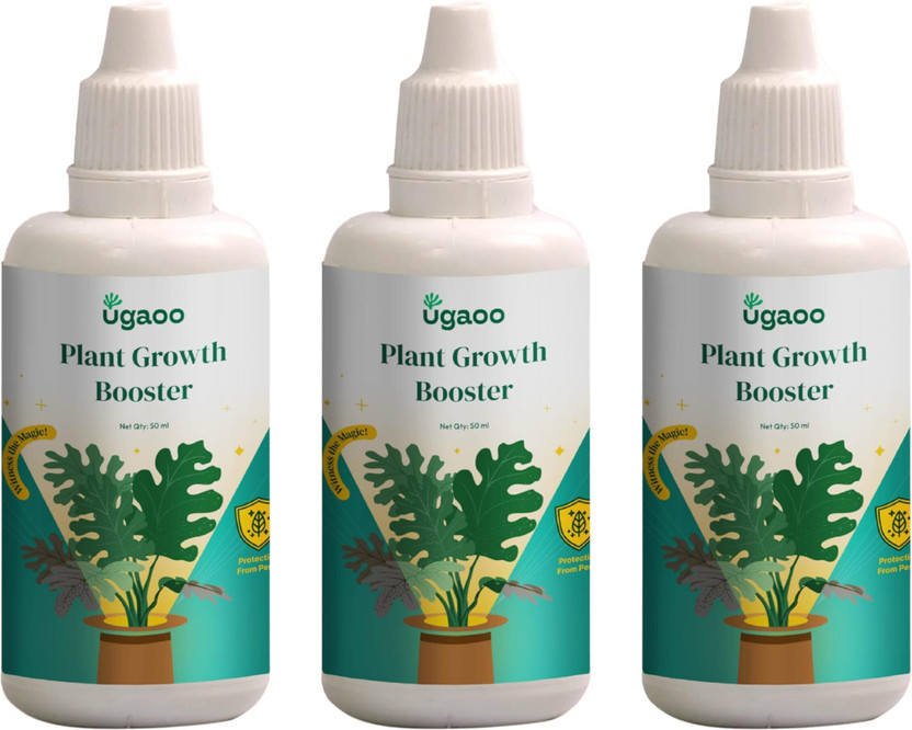 UGAOO Plant Booster for Speed Growth (3 x 50ml) - Plant Growth Booster Liquid Fertilizer(0.15 L, Liquid)