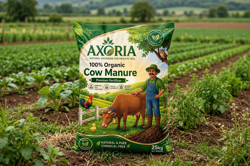 Axoria green Power soil -25kg vermicompost Manure, Potting Mixture, Soil, Fertilizer(25 kg, Powder)