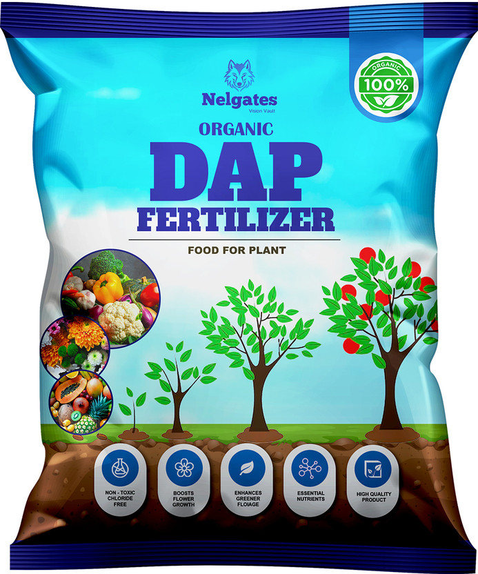 Nelgates DAP Plant Fertilizer manure for plants Fertilizer(15 kg, Powder)