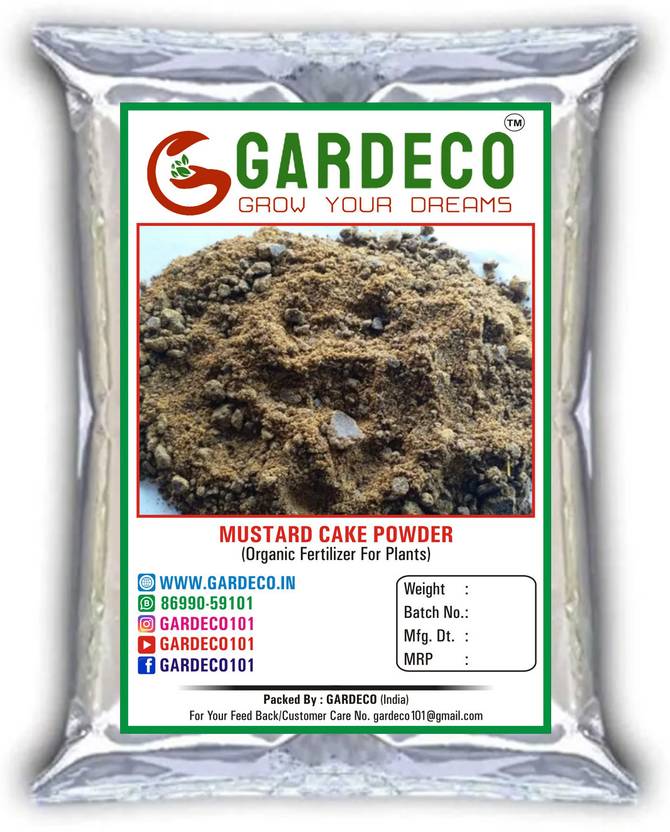 GARDECO Mustard Cake Powder for Plants Sarso ki Khali Organic