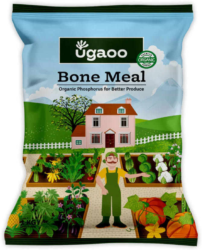 UGAOO Organic Bone Meal Powder Fertilizer(5 kg, Powder)
