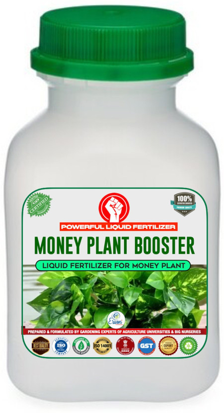 Erwon Money Plant Booster , Premium Essential Powerful Liquid Fertilizer for the Best Growth of Money Plants with Growth Nutrients and Charged Micro-Organism Fertilizer(0.1 kg, Liquid)