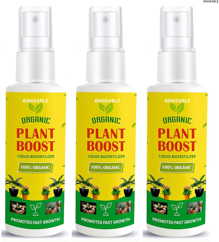 Bingeable Organic Plant Nourishment Biofertilizer Liquid – 50 ml (Pack of 3) Fertilizer(0.15 L, Liquid)