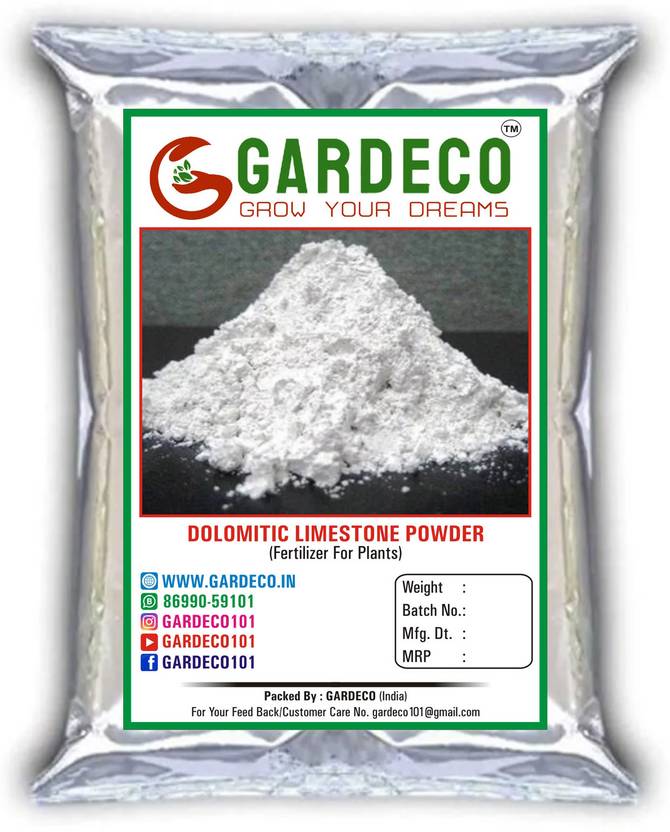 GARDECO Dolomitic Limestone Powder for Plants and Vegetabels Fertilizer