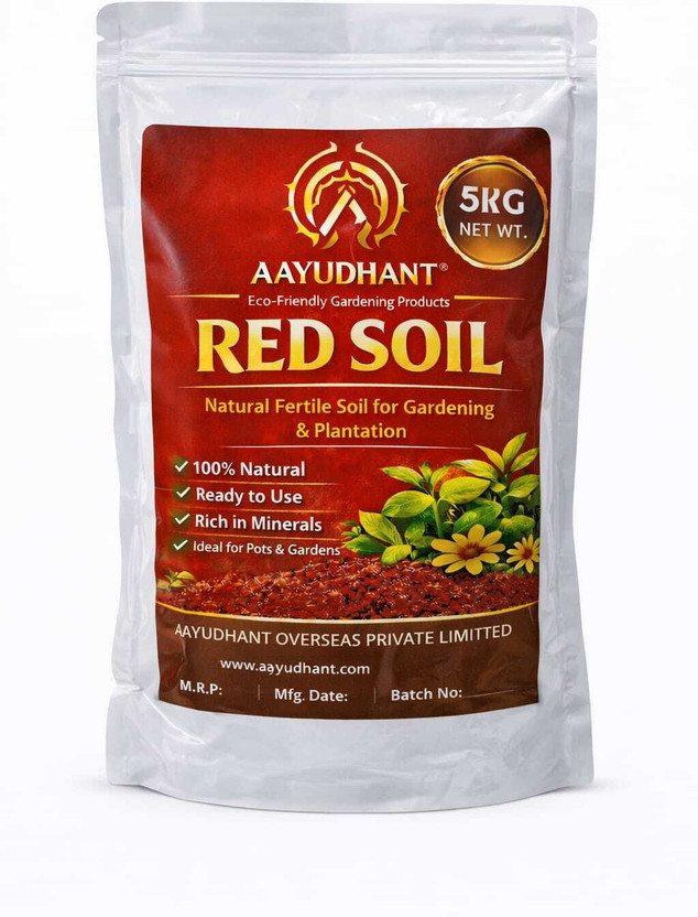 Aayudhant Aayudhant Red Soil 5 KG Soil(5 kg, Granules) - Flipkart Deal