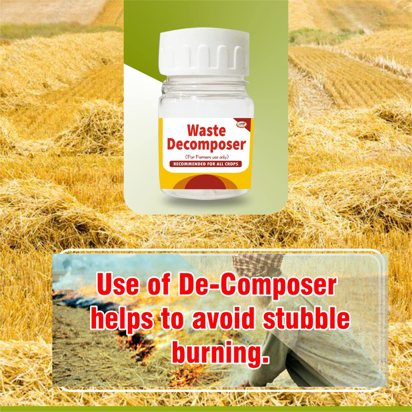 Farmer Friend Waste Decomposer 8 Bottles Organic Bio Waste For Agriculture, Gardening Potting Mixture, Soil, Manure(0.288 kg, Cake)