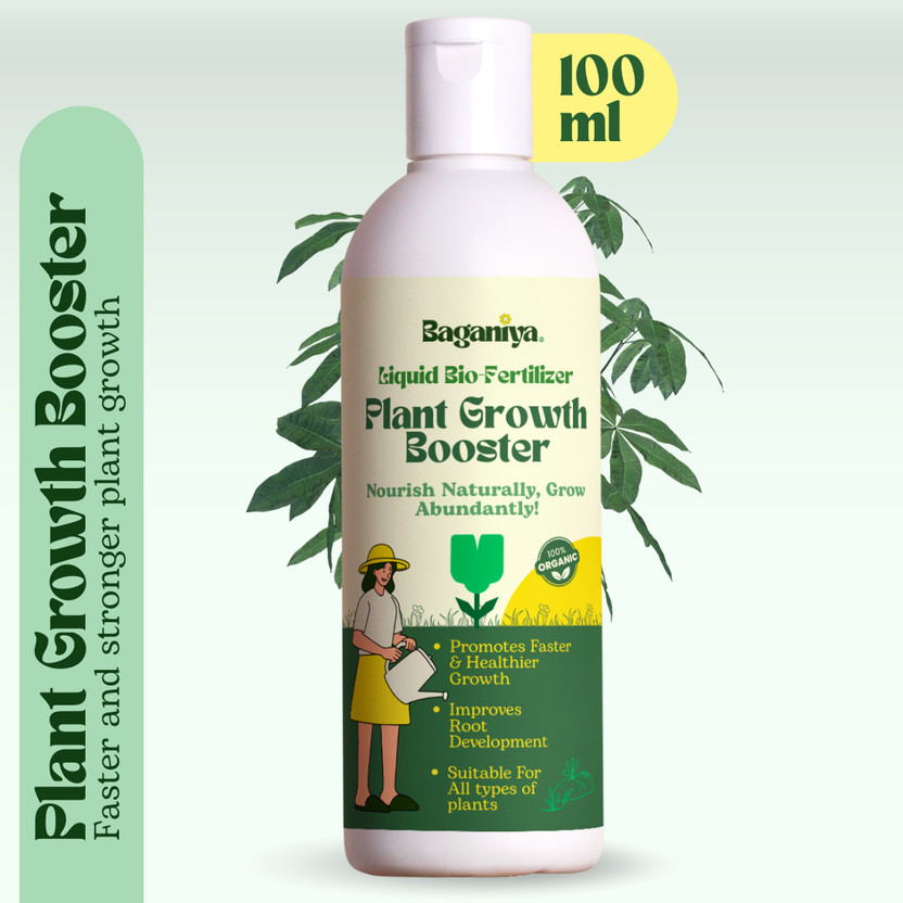 Baganiya Plant Growth Booster Liquid Bio-fertlizer & Supplement for plant Fertilizer, Potting Mixture, Manure(0.1 L, Liquid)