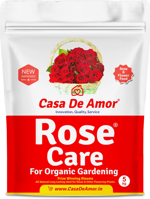 Casa De Amor Rose Care Special Organic Fertilizer for Rose Plants -5 KG Manure(5 kg, Powder)