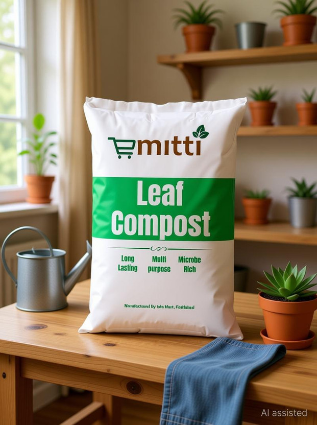 emitti Leaf Compost Leaf Mould For Indoor/Outdoor Plants 10KG Potting Mixture(10000 g, Powder)