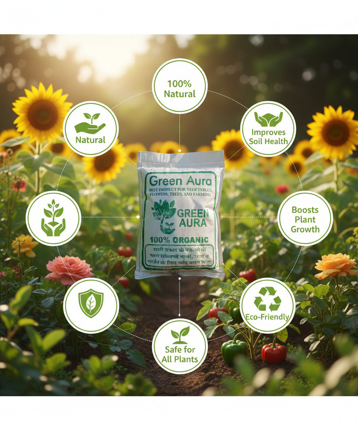 VERMIPLANT 10kg black khad Fertilizer(10000 g, Powder)
