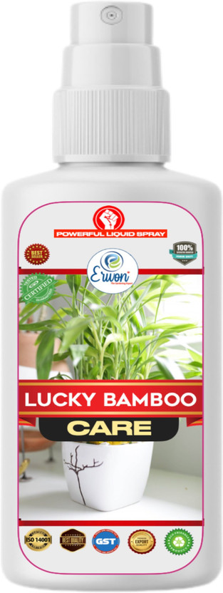 Erwon Lucky Bamboo Care Liquid Spray for complete care of Lucky Bamboo Plants. Manure(200 ml, Liquid)