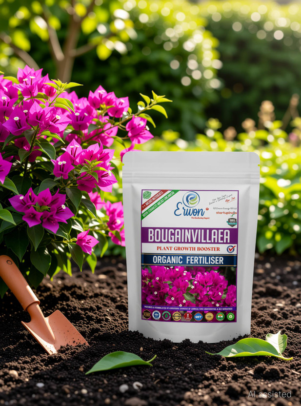Erwon Bougainvillea Plant Growth Booster, Organic Fertilizer for Bougainvillea Plant Fertilizer(0.9 kg, Powder)