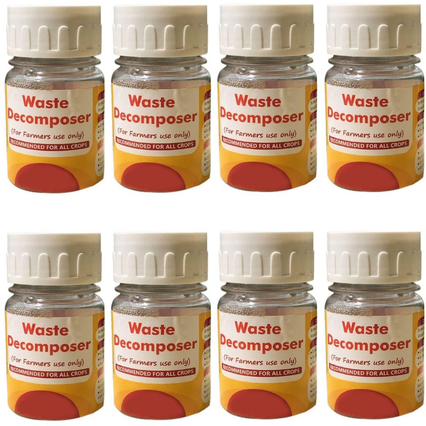 ankur ankur organic Organic Waste Decomposer for Farming and Gardening, Compost Maker(Pack of 8x20) Fertilizer(160 ml, Liquid) - Flipkart Deal