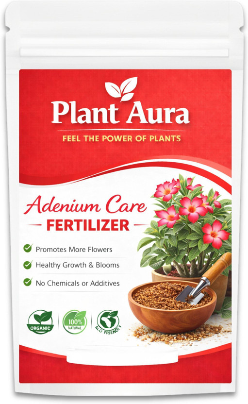 PlantAura Adenium Care Fertilizer, Promotes More Flowers, Healthy Growth and Blooms Fertilizer(5 kg, Powder)