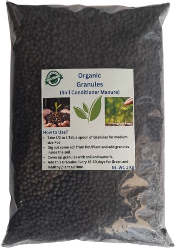 Evvue Organic DAP Bio Granules Fertilizer For Garden Plant Growth Fertilizer, Manure, Potting Mixture(1 kg, Granules)