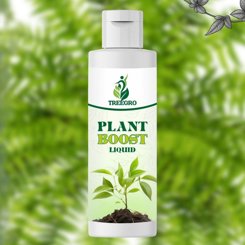 TREEGRO Fertilizer for Tulsi Plant Food with Growth Nutrients |Growth Booster for Leaves Fertilizer(200 ml, Liquid)