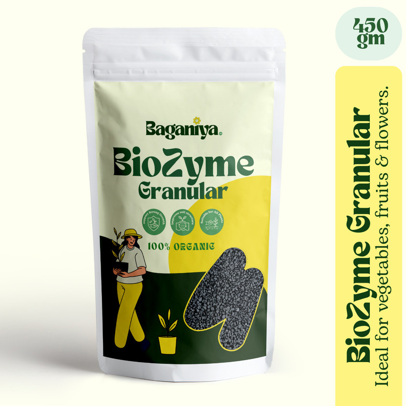 Baganiya BioZyme Granular for Plants and Home Gardening Fertilizer, Manure, Potting Mixture(0.45 kg, Granules)