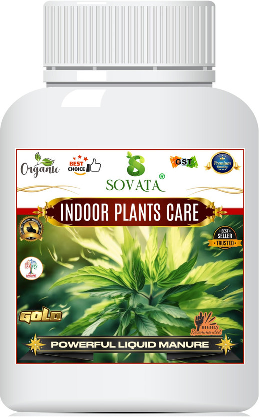 Sovata Indoor Plants Care, Powerful Liquid Manure for the Best Growth of Indoor Plants, Manure(100 ml, Liquid)