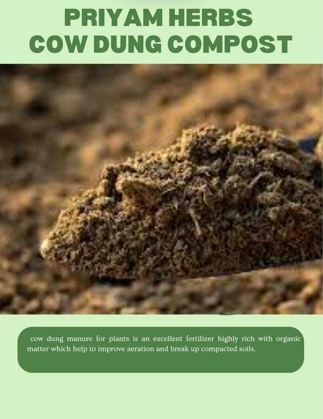 Priyam Herbs Priyam Herbs Organic Cowdung Compost manure for Plants