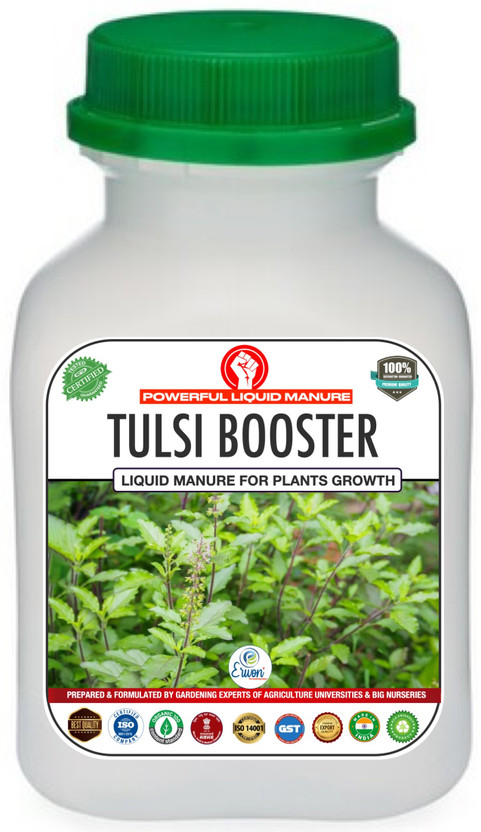 Erwon Tulsi Booster Organic Liquid Manure for More Maximising and Bigger Plant Manure(0.25 L, Liquid)