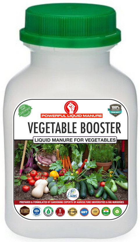 Erwon Vegetable Booster Liquid Manure for the Best Growth of Vegetable Plants Manure(100 ml, Liquid)