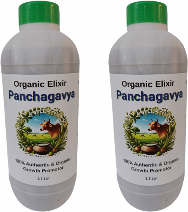 SN AGRITECH Panchagavya Organic Elixir 100% Natural Powerful Plant Growth Booster Fertilizer(2 L, Liquid)