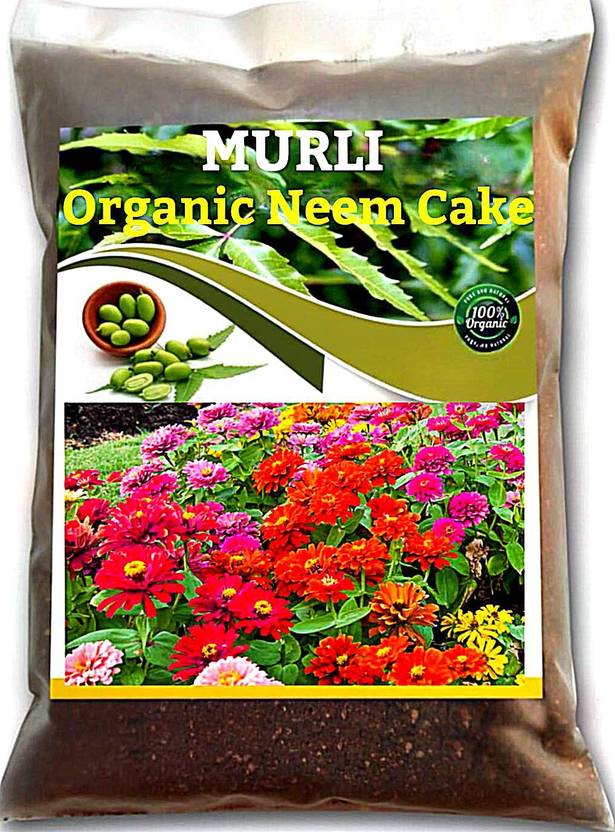 MURLI Neem Cake Organic Fertilizer and Pest Repellent for Plants ( 1 KG