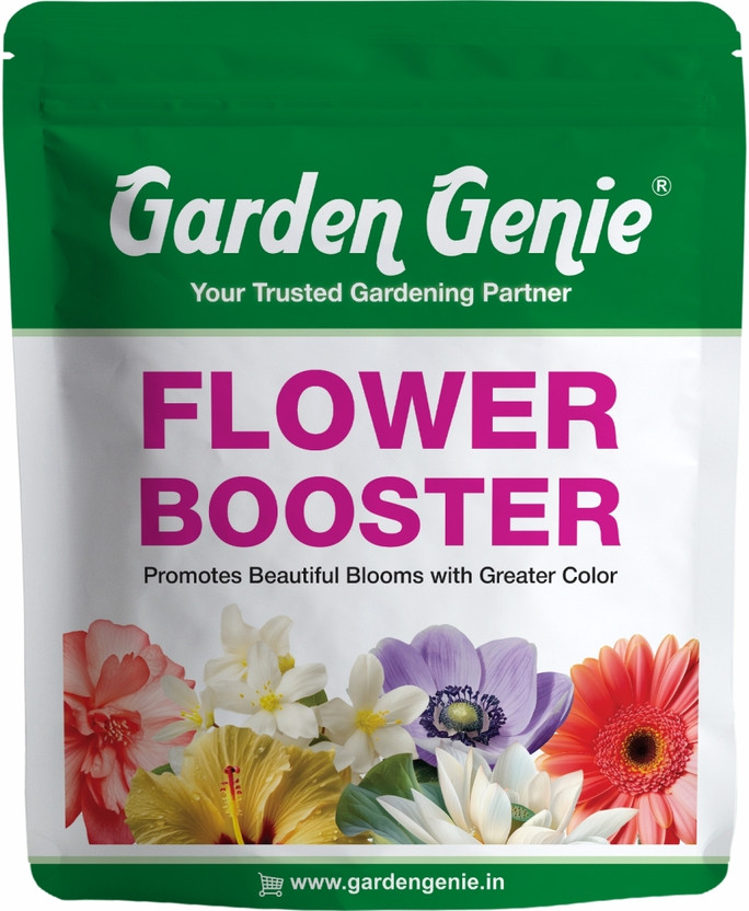 Garden Genie Flower Booster, Organic Growth Promoter for Flowering Plants Fertilizer(0.83 kg, Powder)