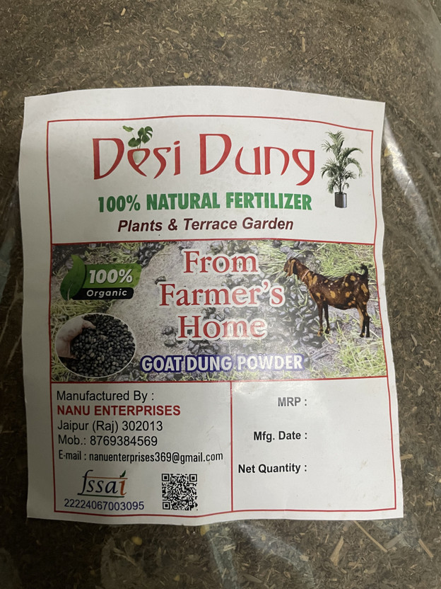 DESI DUNG Fertilizers DESI DUNG GOAT Manure(2 kg, Powder)