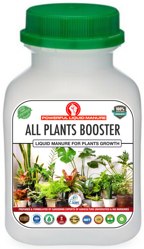 Erwon All Plant booster Organic Liquid Manure For Overall Growth Of All Plant. Manure(250 ml, Liquid)