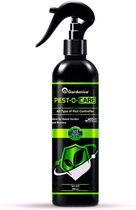 Gardenica Gardenica Natural and Organic Pest O Care Liquid For Garden Pest Control & All Plants Fertilizer(400 ml, Liquid) - Flipkart Deal