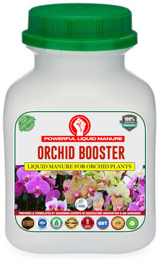 Erwon Orchid Booster, Premium Essential Powerful Liquid Fertilizer for the Best Growth of Orchid Plants with Flowering Nutrients and Charged Micro-organism Manure(0.1 kg, Liquid)