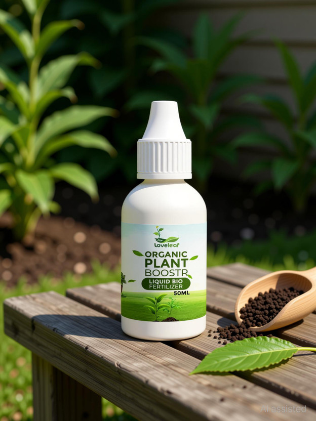 Loveleaf Organic Plant Growth Booster - 100% Natural Fertilizer for Plants Fertilizer(0.05 L, Liquid)