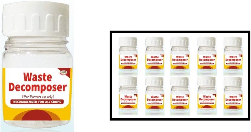 Farmer Faith Waste Decomposer | Bio Organic Certified | Potting Mixture(0.72 g, Cake)