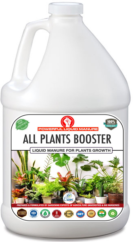 Erwon All Plant booster Organic Liquid Manure For Overall Growth Of All Plant. Manure(0.49 L, Liquid)