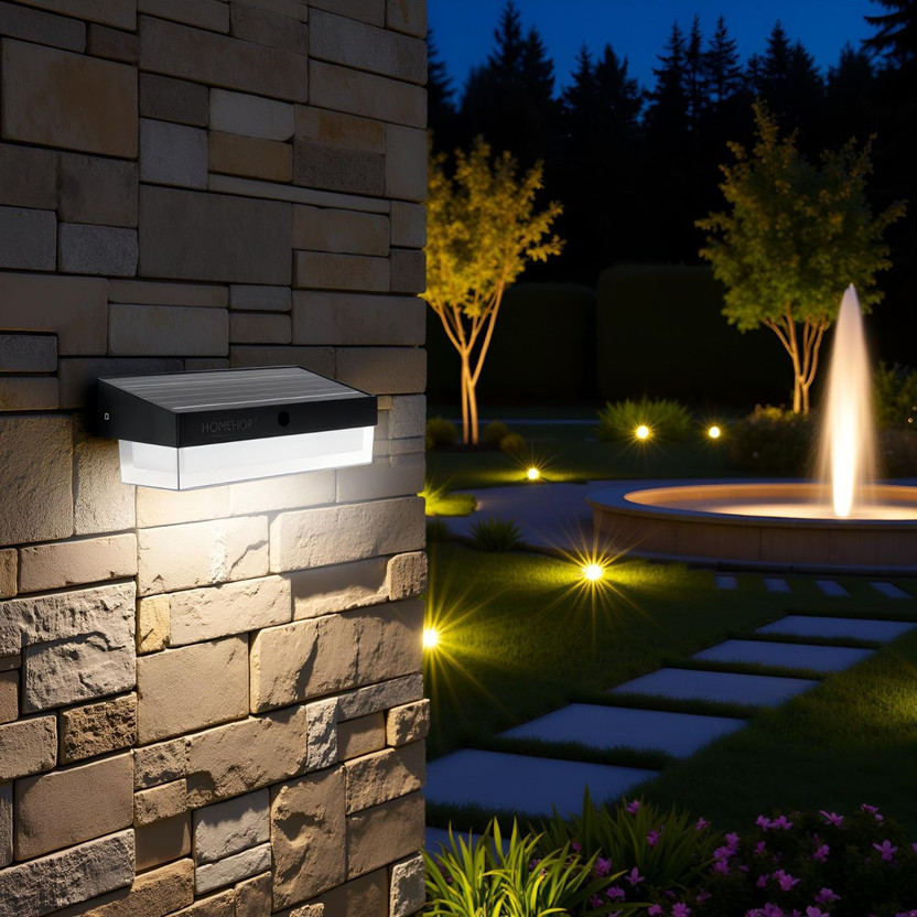 Homehop Solar Light Outdoor Waterproof Automatic Smart LED Lamp for Home Garden