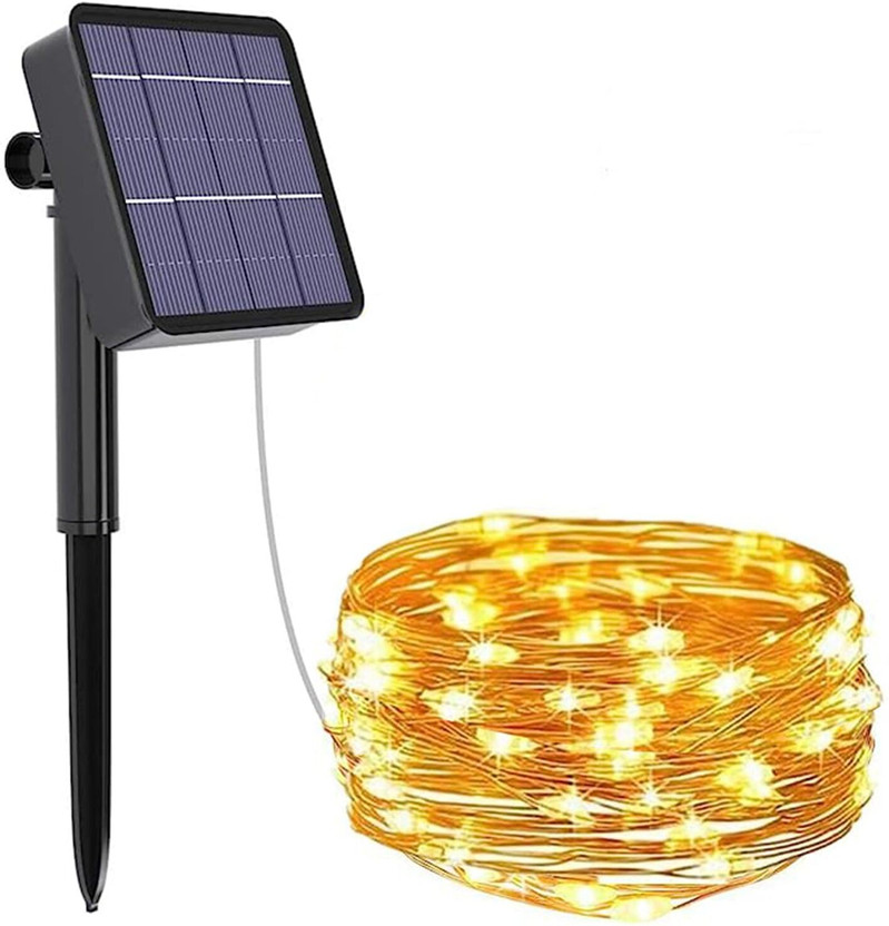 GIGAWATTS GIGAWATTS Solar String Light 200 LEDs 22m Copper Wire Indoor Outdoor Decorative Lighting Solar Light Set(Free Standing Pack of 1) - Flipkart Deal