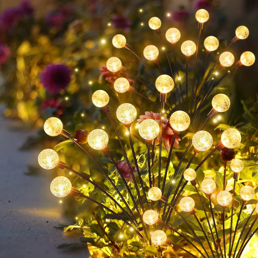 kiyeqo kiyeqo Solar Garden Lights Lawn Lamp 8LED Lamp Beads RGB Light Gar Solar Light Set(Floor Mounted Pack of 1) - Flipkart Deal
