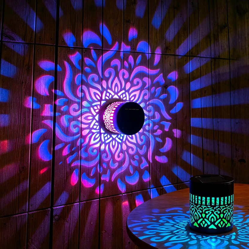 RKELITE RKELITE Decorative Solar Mandala Lights for Garden, Patio, Pathway and Outdoor Solar Light Set(Wall Mounted Pack of 1) - Flipkart Deal