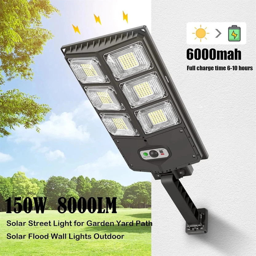 Wengonvila LED Solar Wall Light with Remote – Motion Sensor, 300W Output Solar Light Set(Wall Mounted Pack of 1)