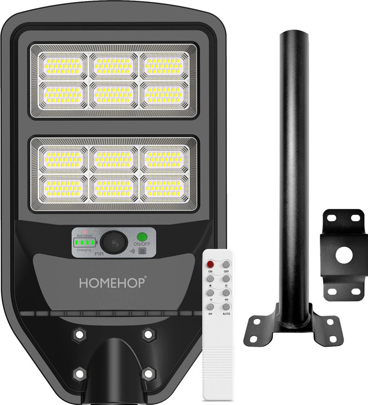 Homehop Solar Street Light Waterproof Automatic Motion Sensor Lamp for Home Garden 120W Solar Light Set(Wall Mounted Pack of 1)