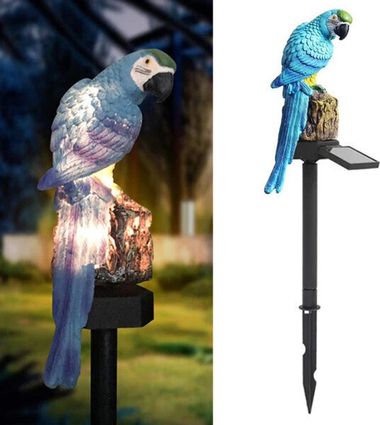 Epyz Solar Parrot Light Outdoor Waterproof LED Lamp for Home, Garden , pathway Solar Light Set(Free Standing Pack of 1)