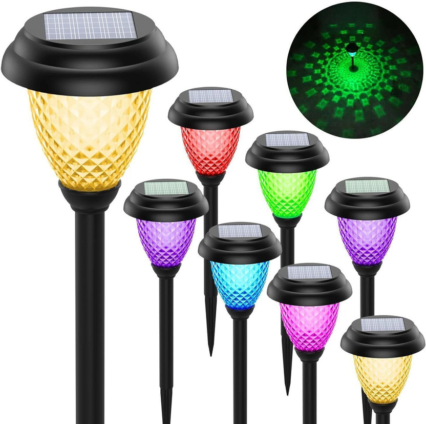 Flipkart SmartBuy Solar Pathway Garden Lights Solar Light Set(Free Standing Pack of 6)
