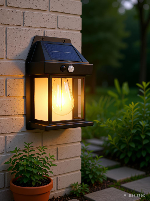 KAVANA solar hanging lights for home Solar Light Set(Free Standing Pack of 1)