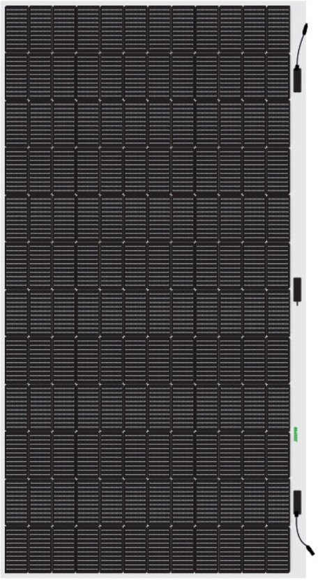 WAAREE 500W Flexible Monocrystalline High Efficiency Solar Panel(Pack of 25)