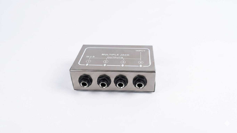 Dj soft.beat J-5 multiple Jack 1 to 4 Channel Splitter mono Passive Instrument In/Out Digital Sound Mixer