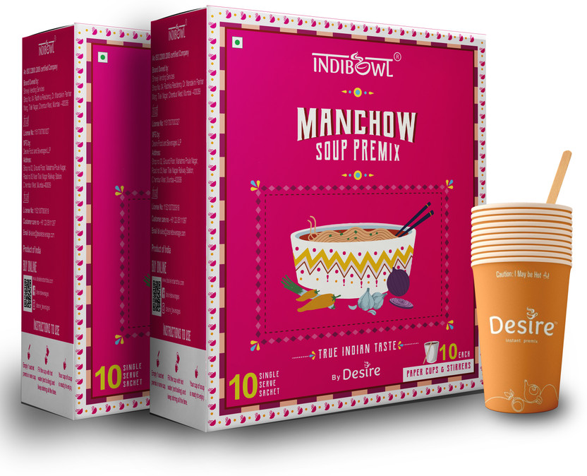INDICUP INDICUP Manchow Soup Instant Premix(Pack of 2, 200 g) - Flipkart Deal