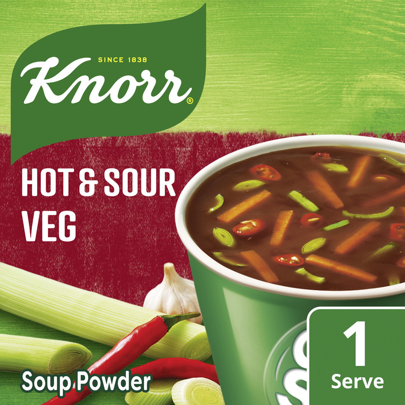 Knorr Hot & Sour Veg Cup-a-Soup(10.5 g)